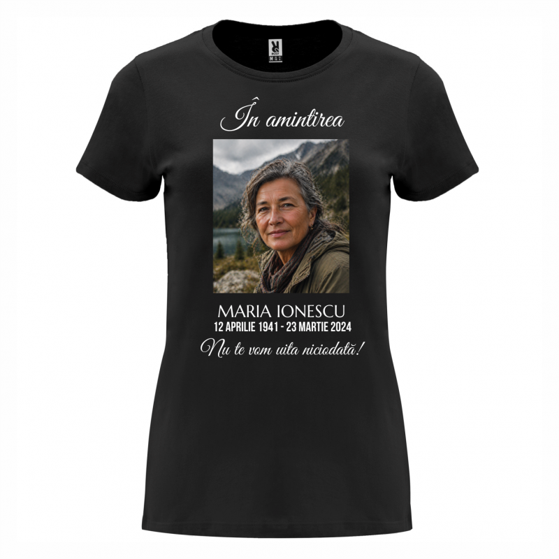 Tricou maneca scurta personalizat pentru femei Model 9