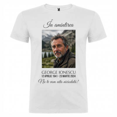 Tricou maneca scurta personalizat pentru barbati Model 8